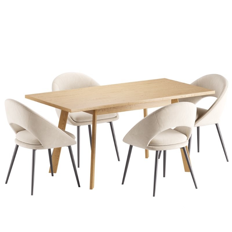 Avery Chair and Avalon Table Image 4