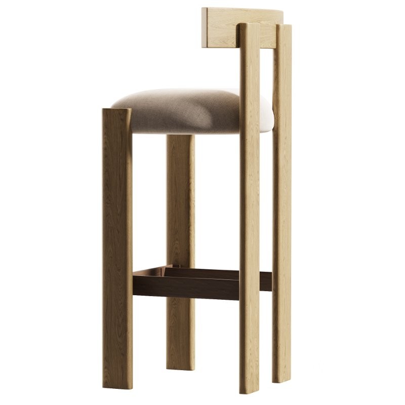 Bar stool Loc by Stahl and Band Image 4
