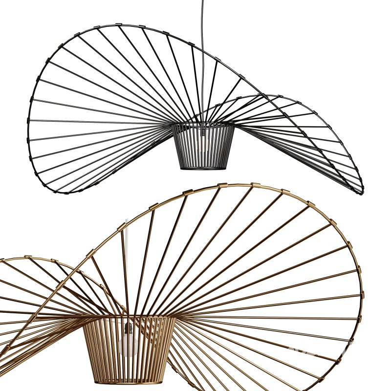 Handmade Bamboo Woven Vertigo Pendant Lamp Light Image 4