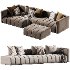 corner sofa ACHILLE modular - Thumbnail 1
