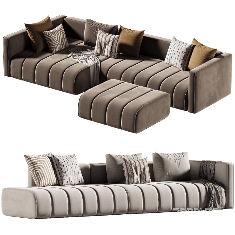 corner sofa ACHILLE modular Image 1