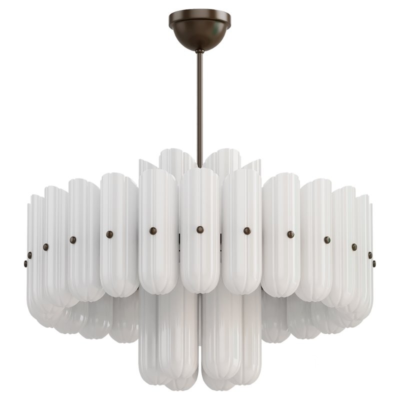 Roll Hill Lorna LED Linear Chandelier Image 3