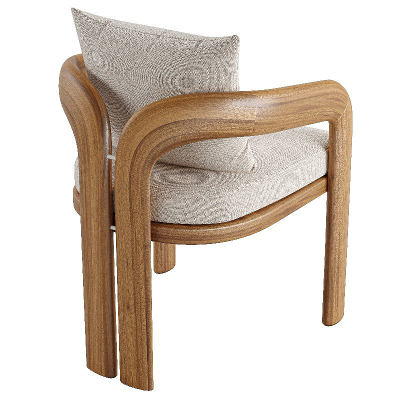 Chloe Teak Dining Chair Image 4