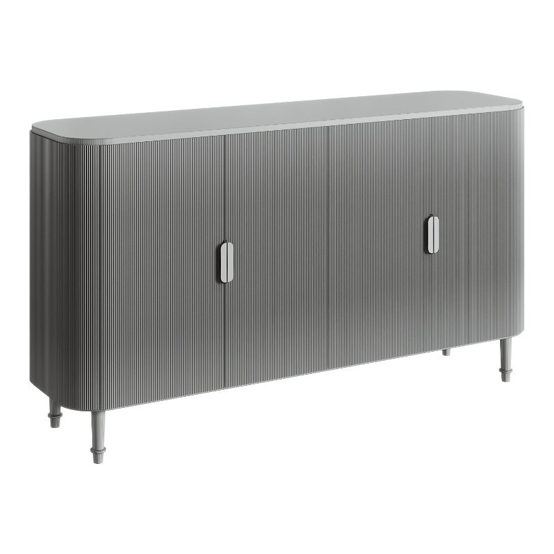 Modern Sideboard Buffet Black Image 2