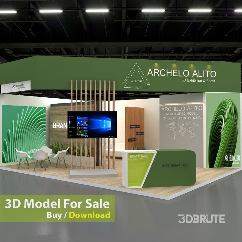 stall 3d model Image 2