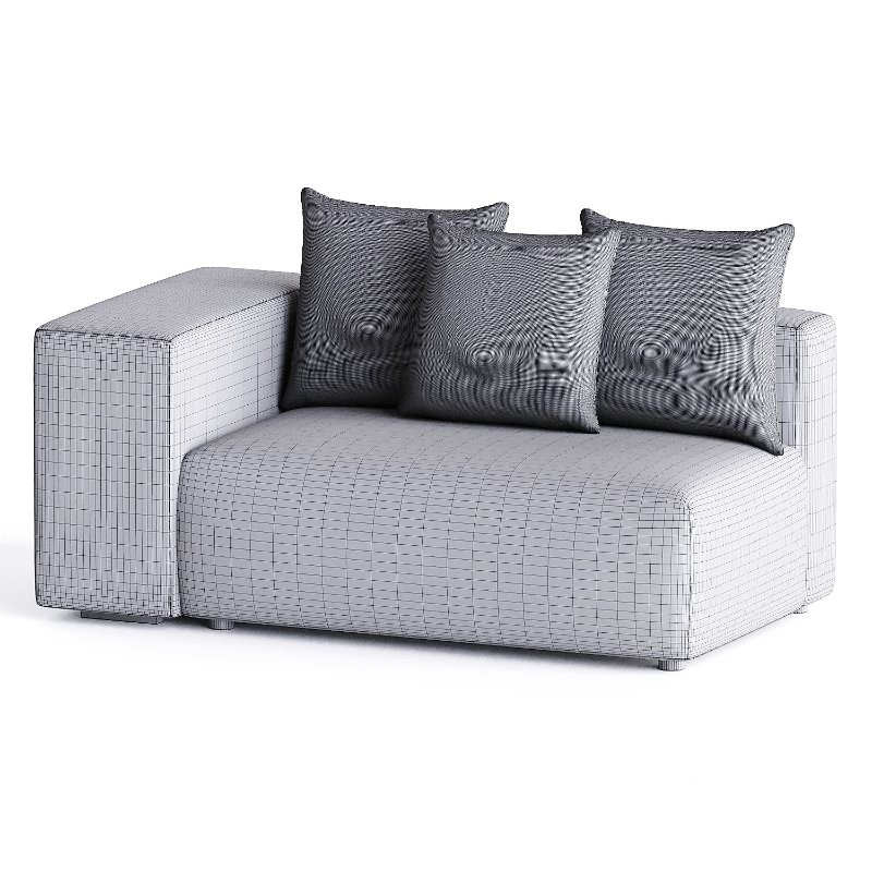 black couch voltaire Image 1