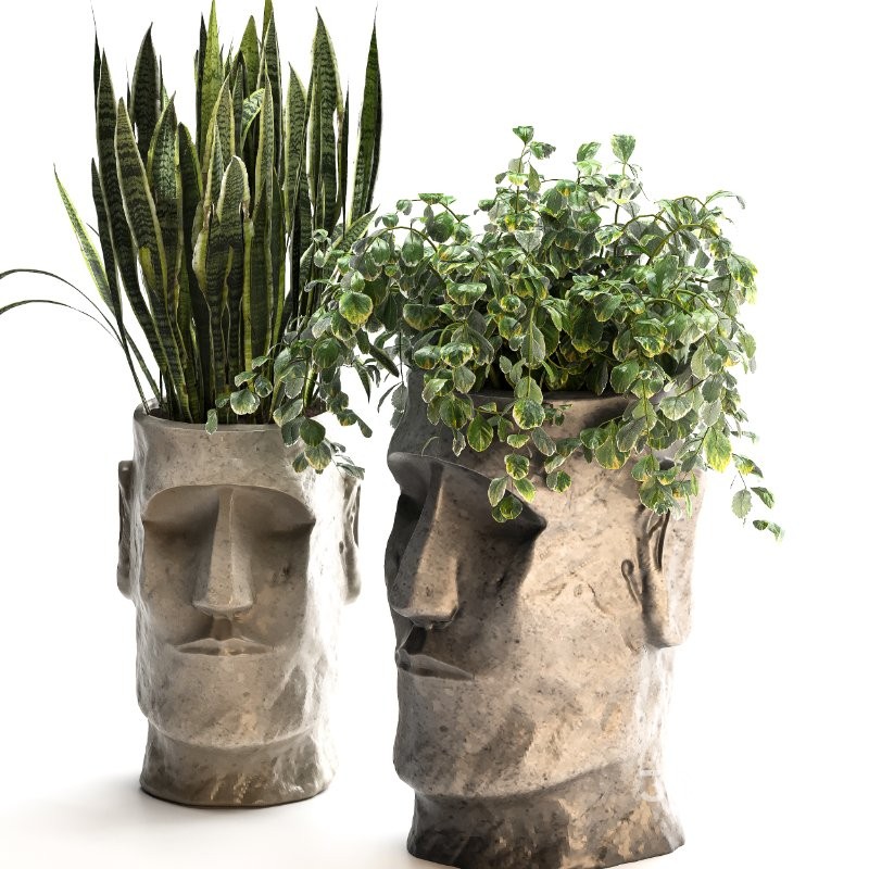 Easter Island Planter 02 Image 4