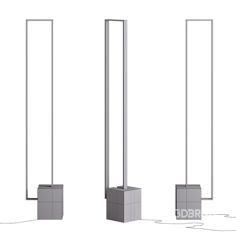 Metal LED floor lamp Image 4