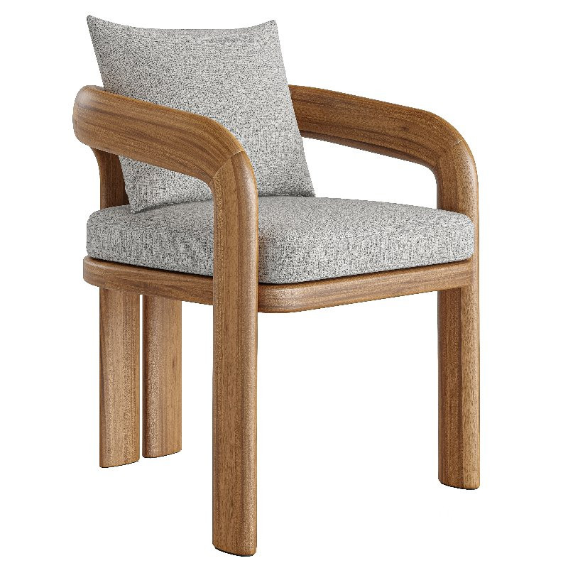 Chloe Teak Dining Chair Image 2