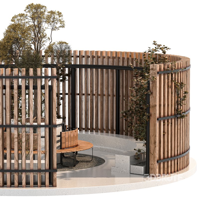 Wooden Garden Pod 02 Image 3