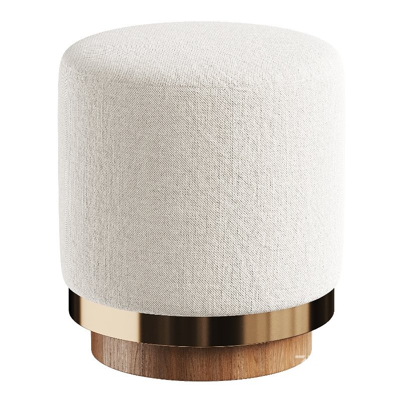 stool red pouf Image 2