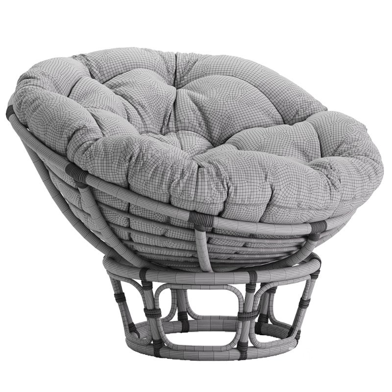 Rattan Papasan Chair Image 4