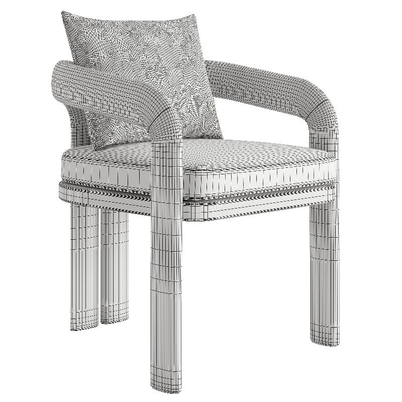 Chloe Teak Dining Chair Image 6