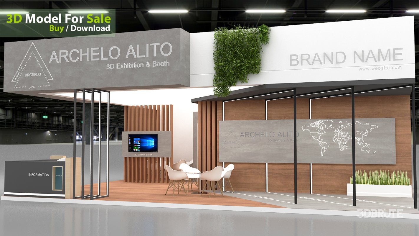 exhibition 3d model Image 1