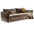 Chelsea Modern Classic Beige Upholstered Cushion Back Sofa - Thumbnail 1