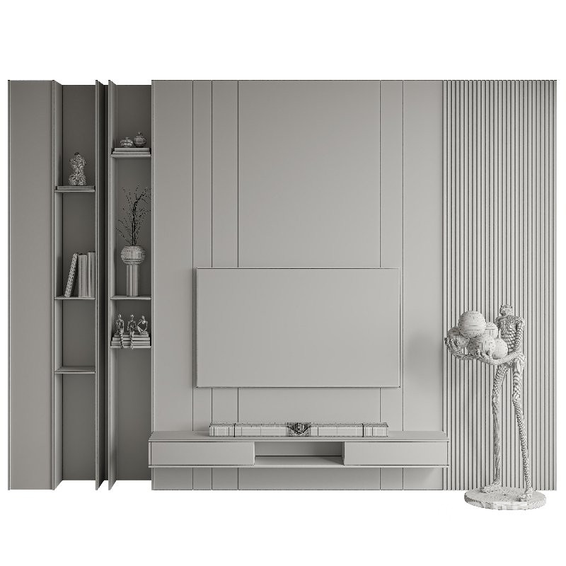 TV Wall-Set 06 Image 4