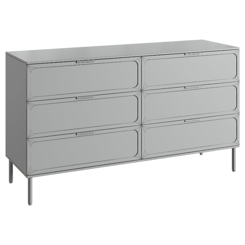 Ida Woven 6-Drawer Dresser Image 2