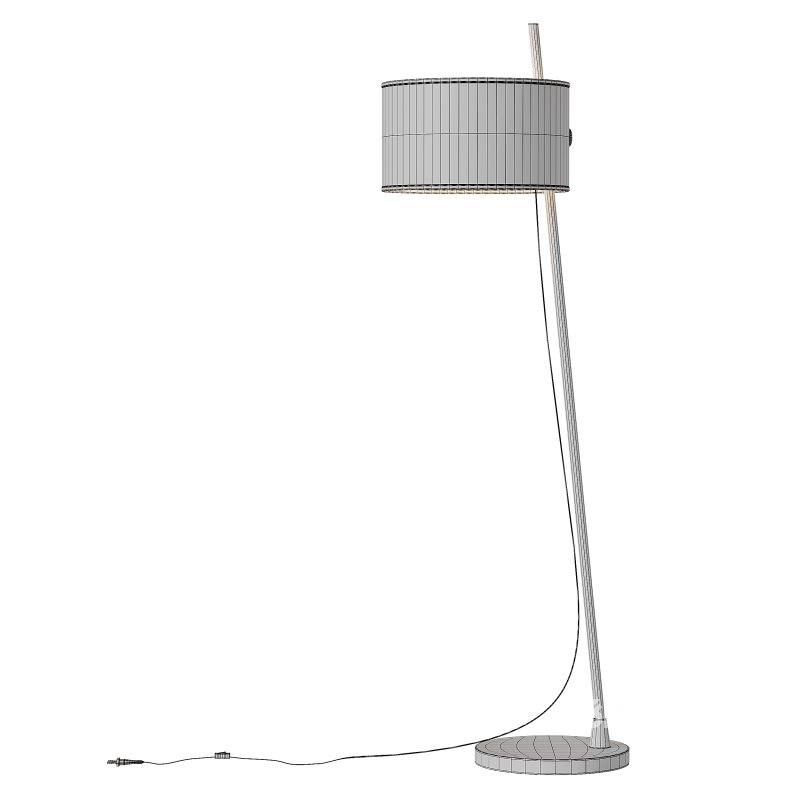 MILAN Linood E27 Wood Floor Lamp Image 9
