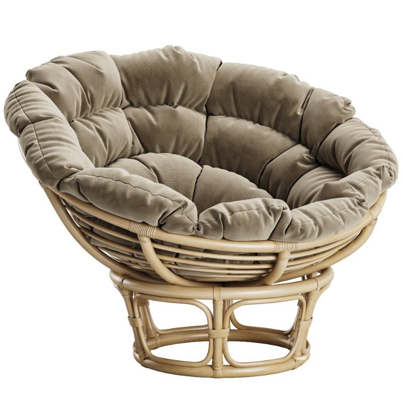 Corduroy Papasan Cushion Image 1