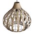 Retro Coffee Bamboo Rattan Pendant Light - Thumbnail 7