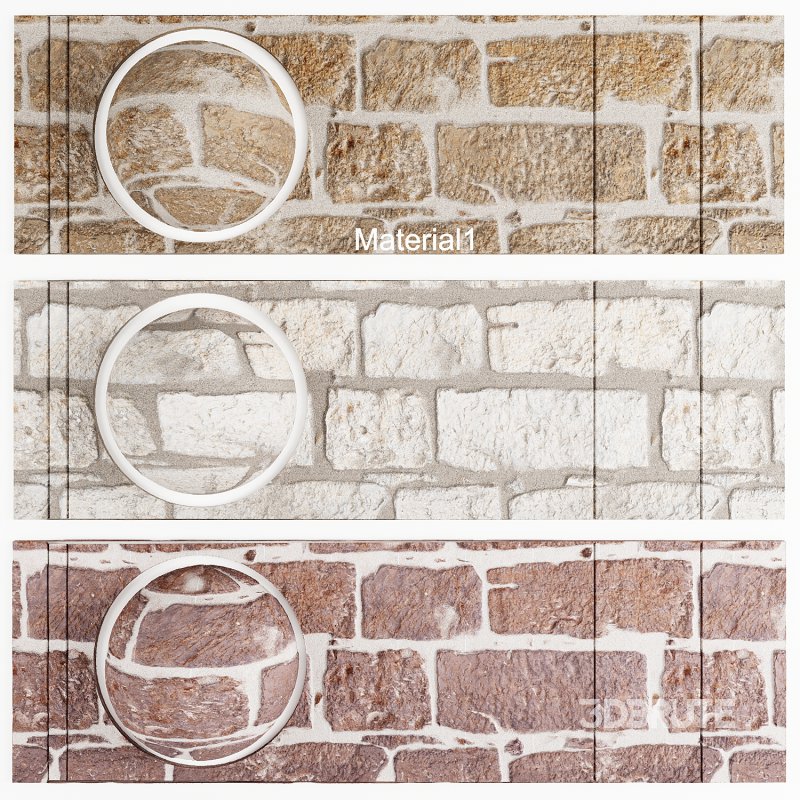 Pebble Stone Wall Image 1