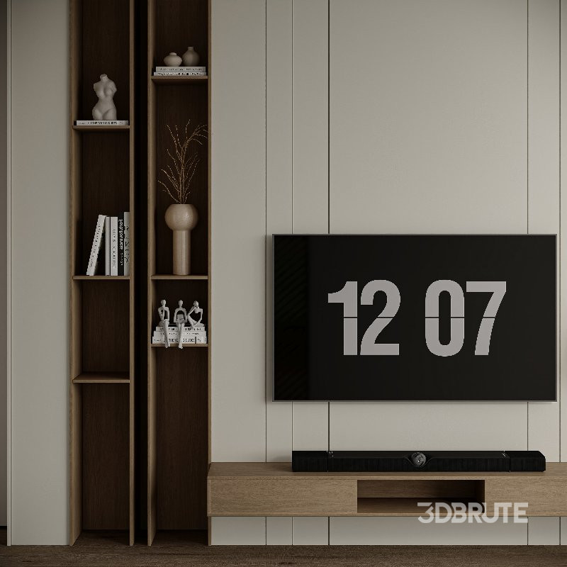 TV Wall-Set 06 Image 3