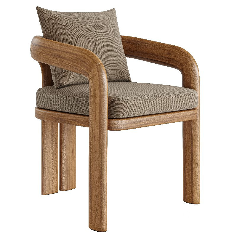 Chloe Teak Dining Chair Image 1