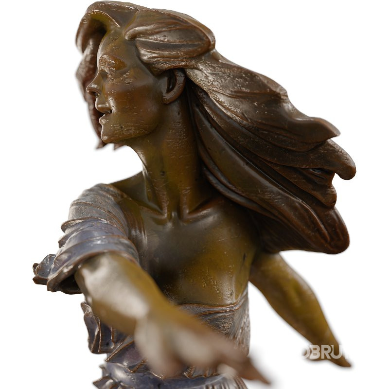 Dancing Woman Sculpture Expressive Figurative Image 1