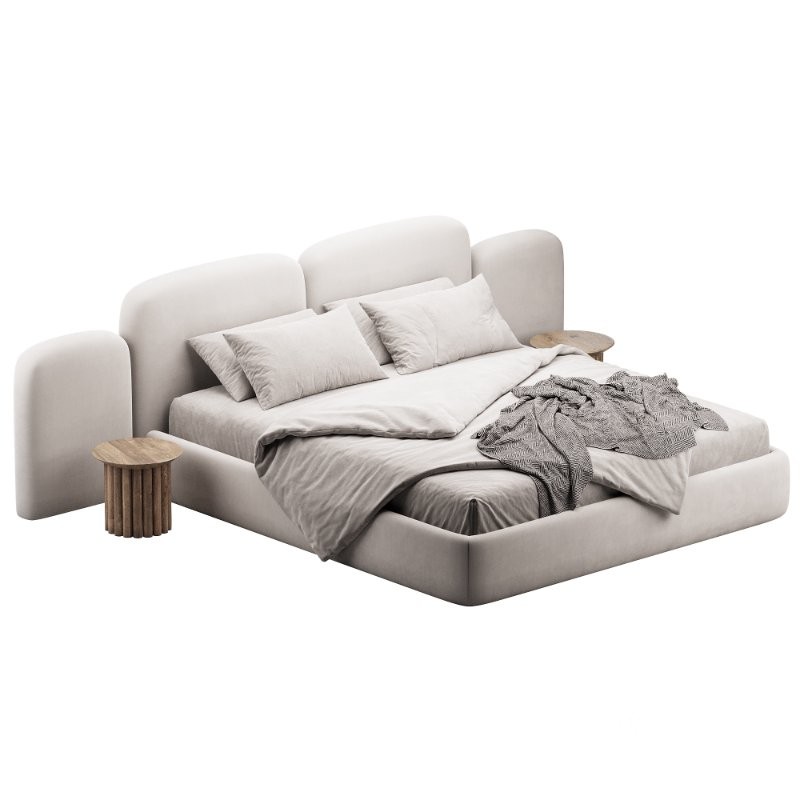 Queen Modern Odasi Takimi Bed by Evmoda Image 2