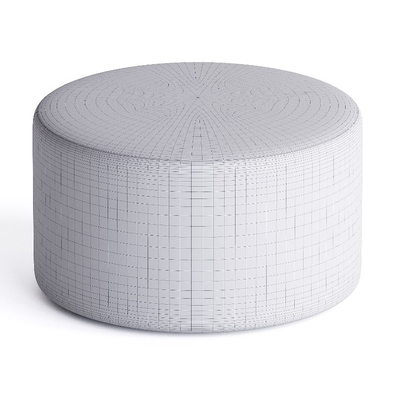 round pouf Image 1