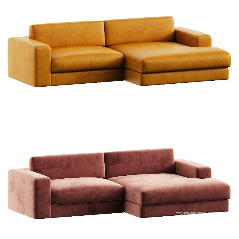 leonard leather sofa Image 2