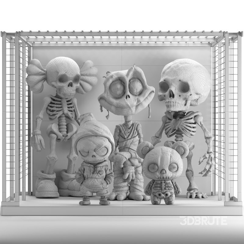 Funny Halloween Skeleton Image 1