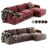 Flexform Barret Chaise Longue Sofa - Thumbnail 5