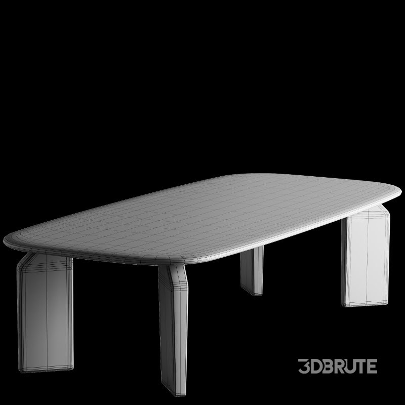Giotto Rectangular Table by Exteta Image 10