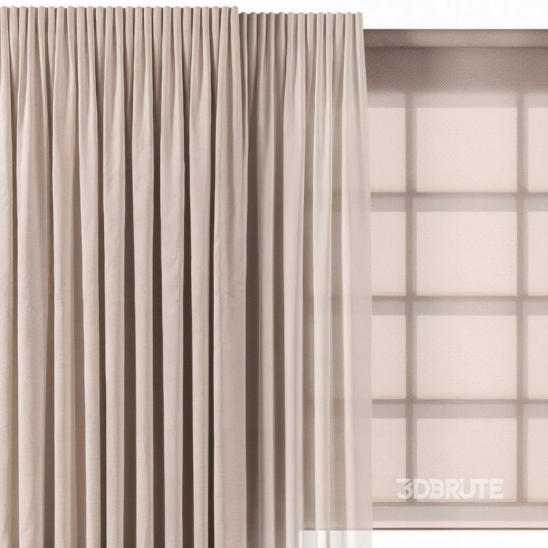 Curtain with Roman Set90 Image 3