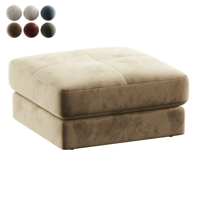 leonard pouf brown Image 4