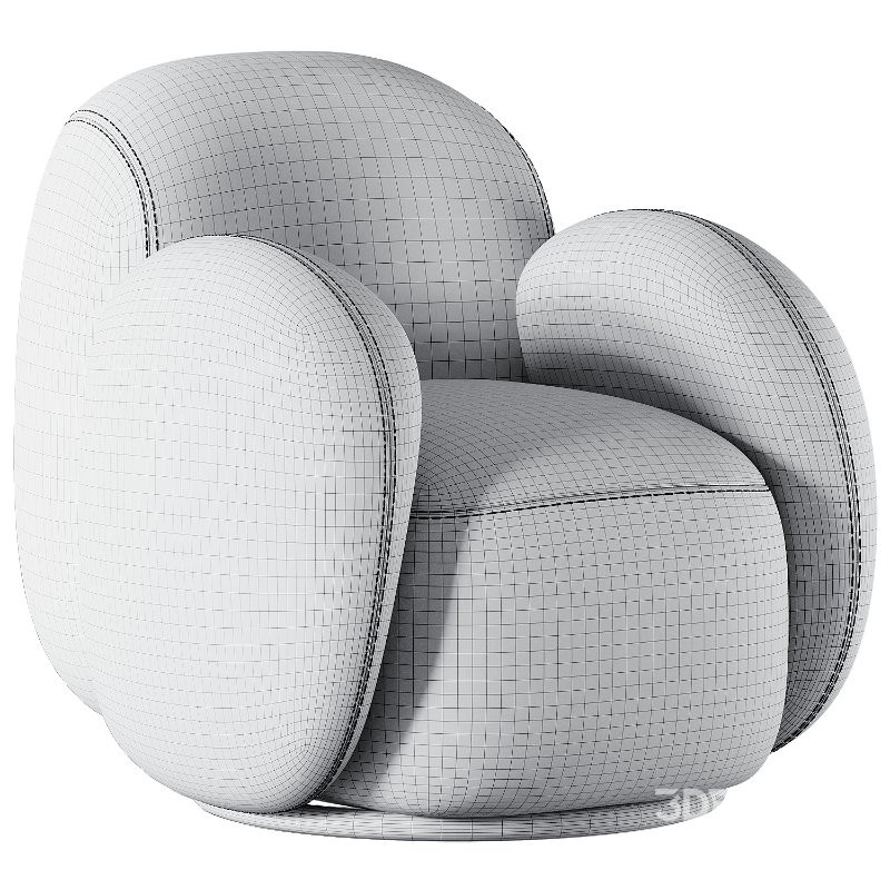 Swivel chair Teop Cozy Milk Image 3