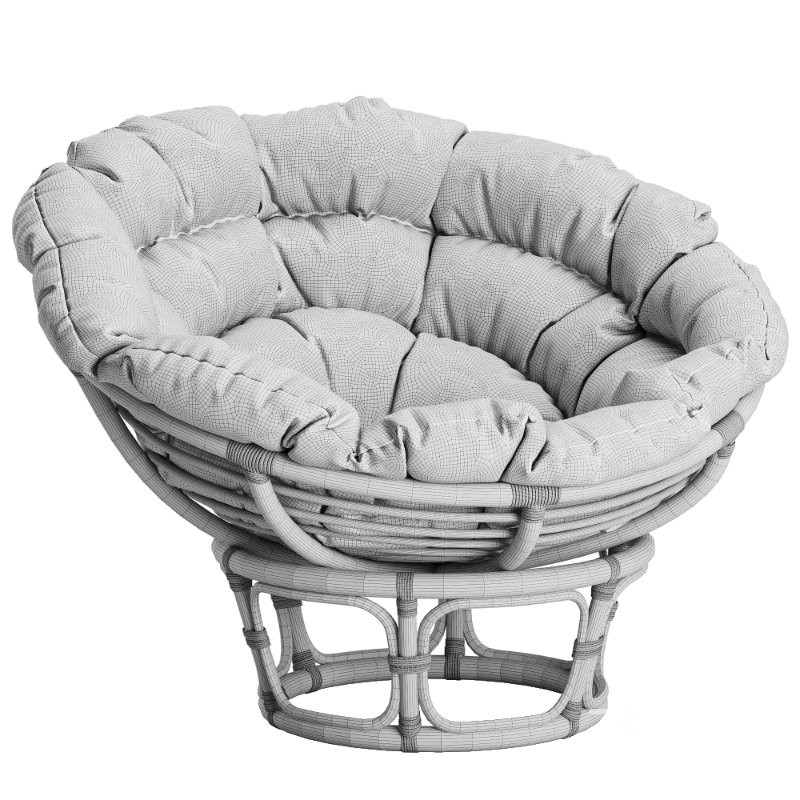 Corduroy Papasan Cushion Image 4