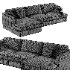 Flexform Barret Chaise Longue Sofa - Thumbnail 4