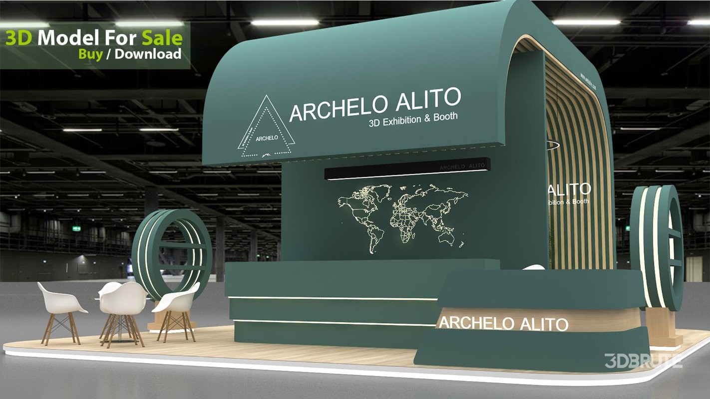 minimal booth exhibition Image 3