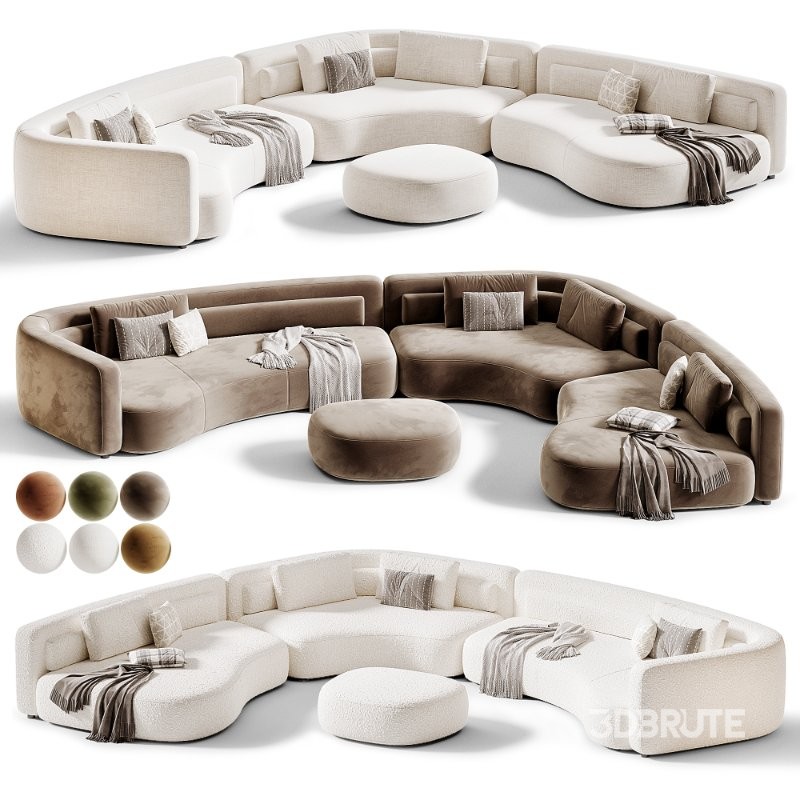 Bezier Modular Sofa by Minotti Image 1