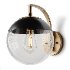 Mid-Century Clear Globe Sconce - Thumbnail 8