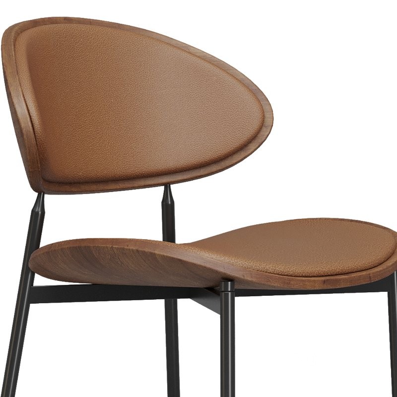 Lars Leather Dining Chairs Image 8