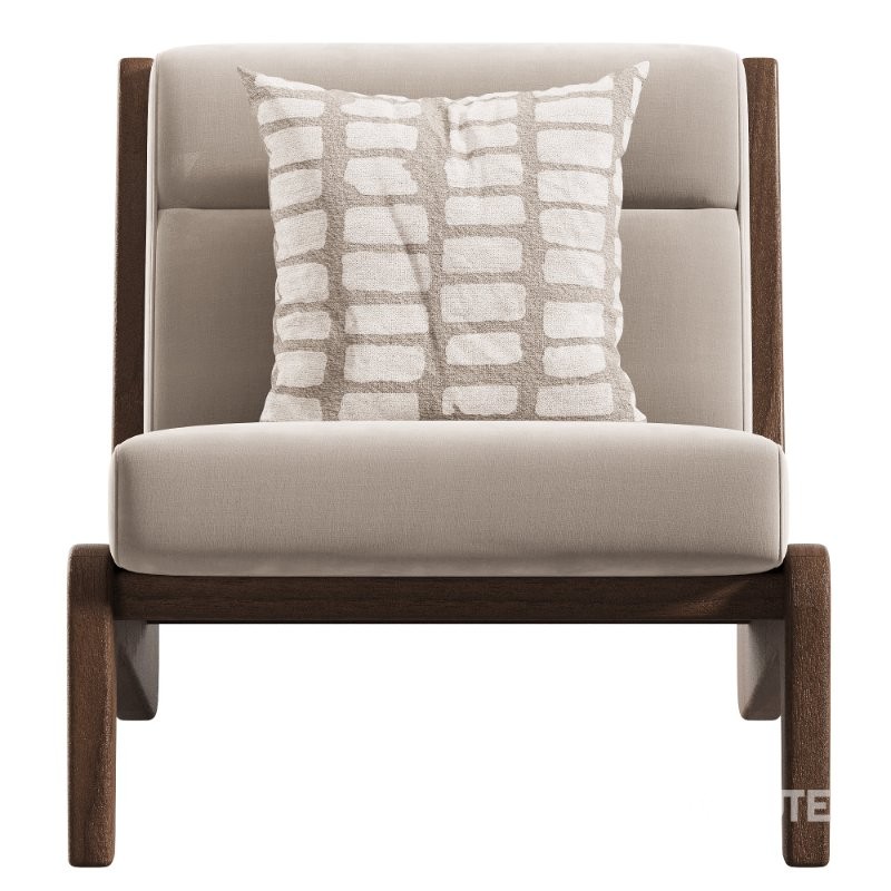 Fletcher Outdoor Armless Chair Natural Image 2