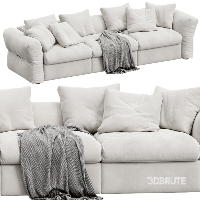 Newbridge Sofa by Flexform 3 seater Image 2