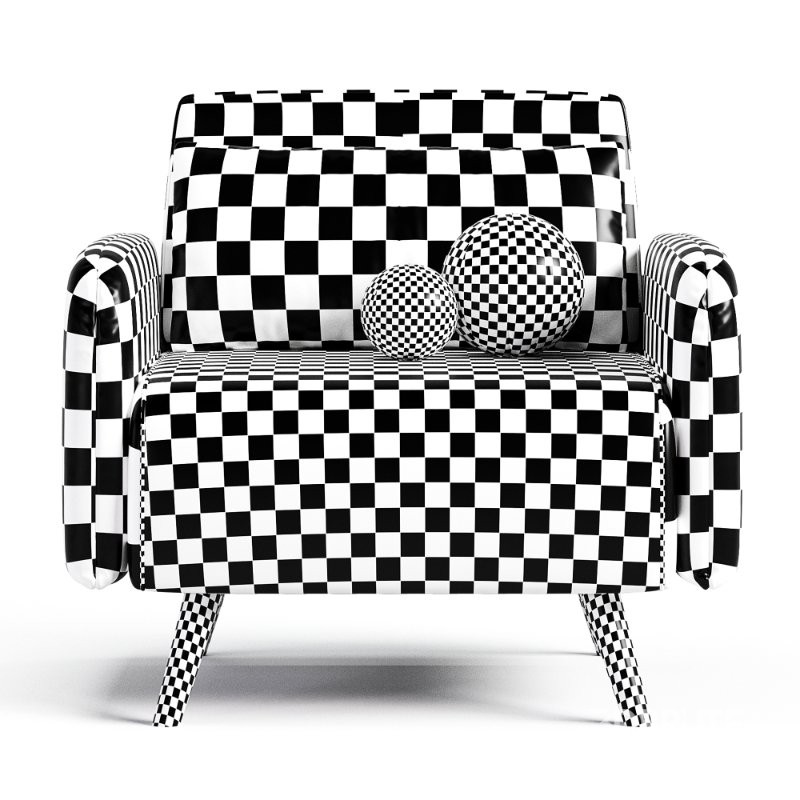 Fotoliu pat Kusken Velvet Yellow Image 5