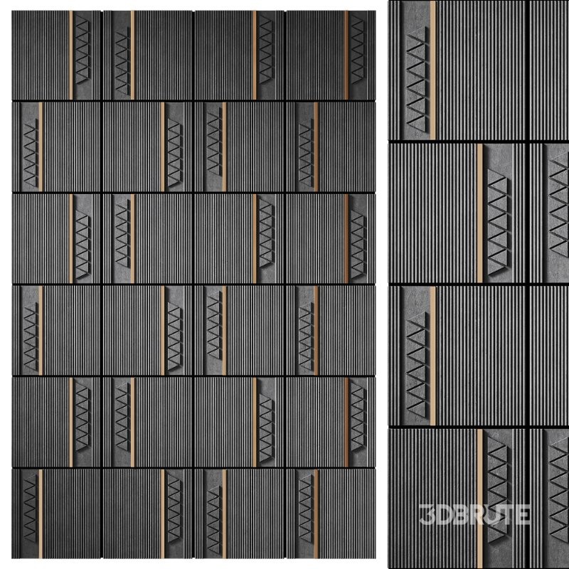 Decorative Panel 3D ART RELIEF 193 Image 1