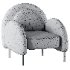 Caldera Velvet Olive Armchair - Thumbnail 3