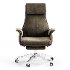 Back Adjustable Swivel Black Executive Chair - Thumbnail 6