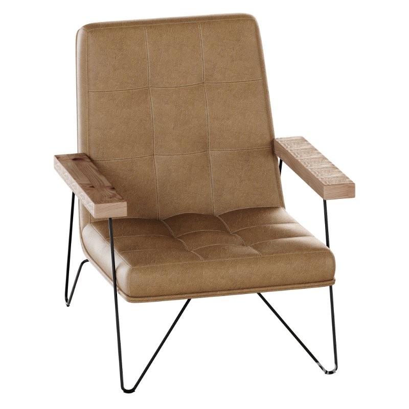 Zeus Leather Armchair Image 8